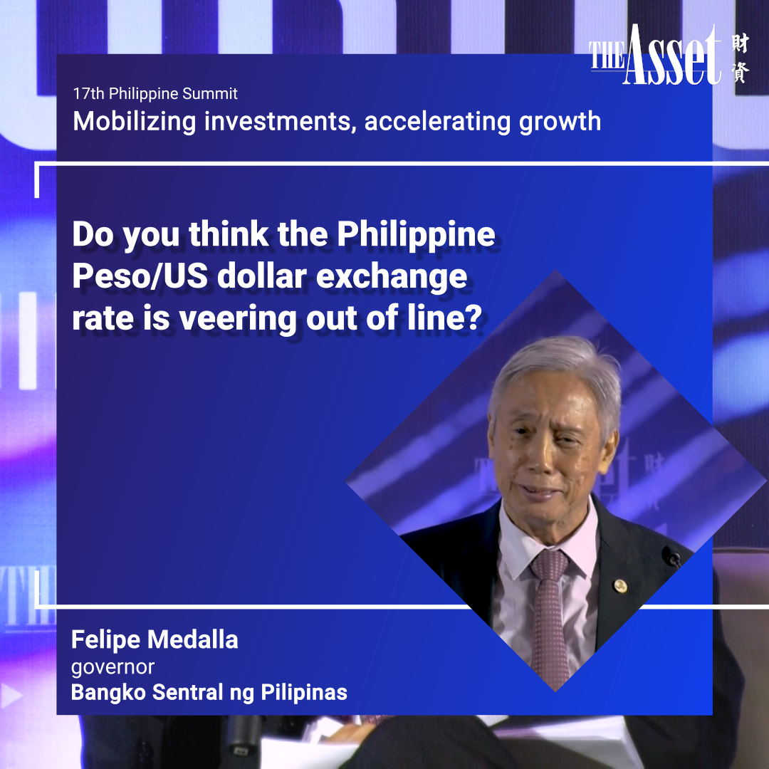 Do you think the Philippine Peso/US dollar exchange rate is veering out of line?