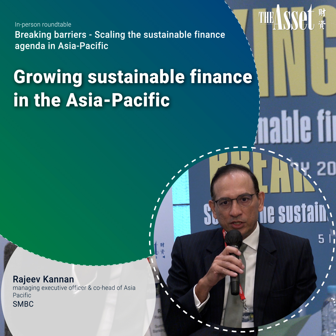 Growing sustainable finance in the Asia-Pacific
