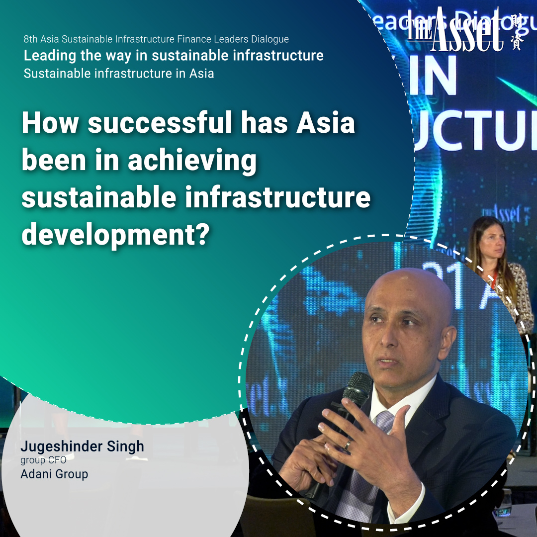 How successful has Asia been in achieving sustainable infrastructure development?