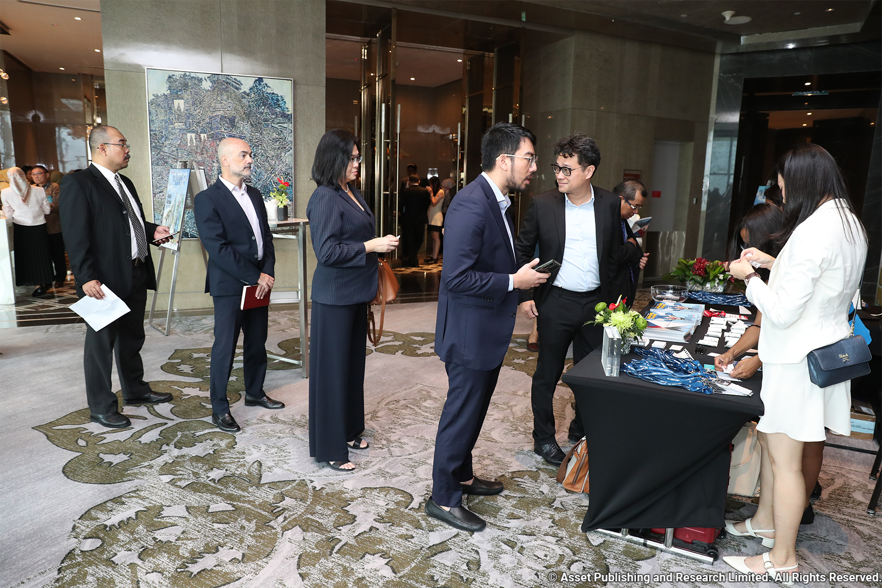 Registration time at the 6th Global Islamic Finance Issuers and Investors Leadership Dialogue 