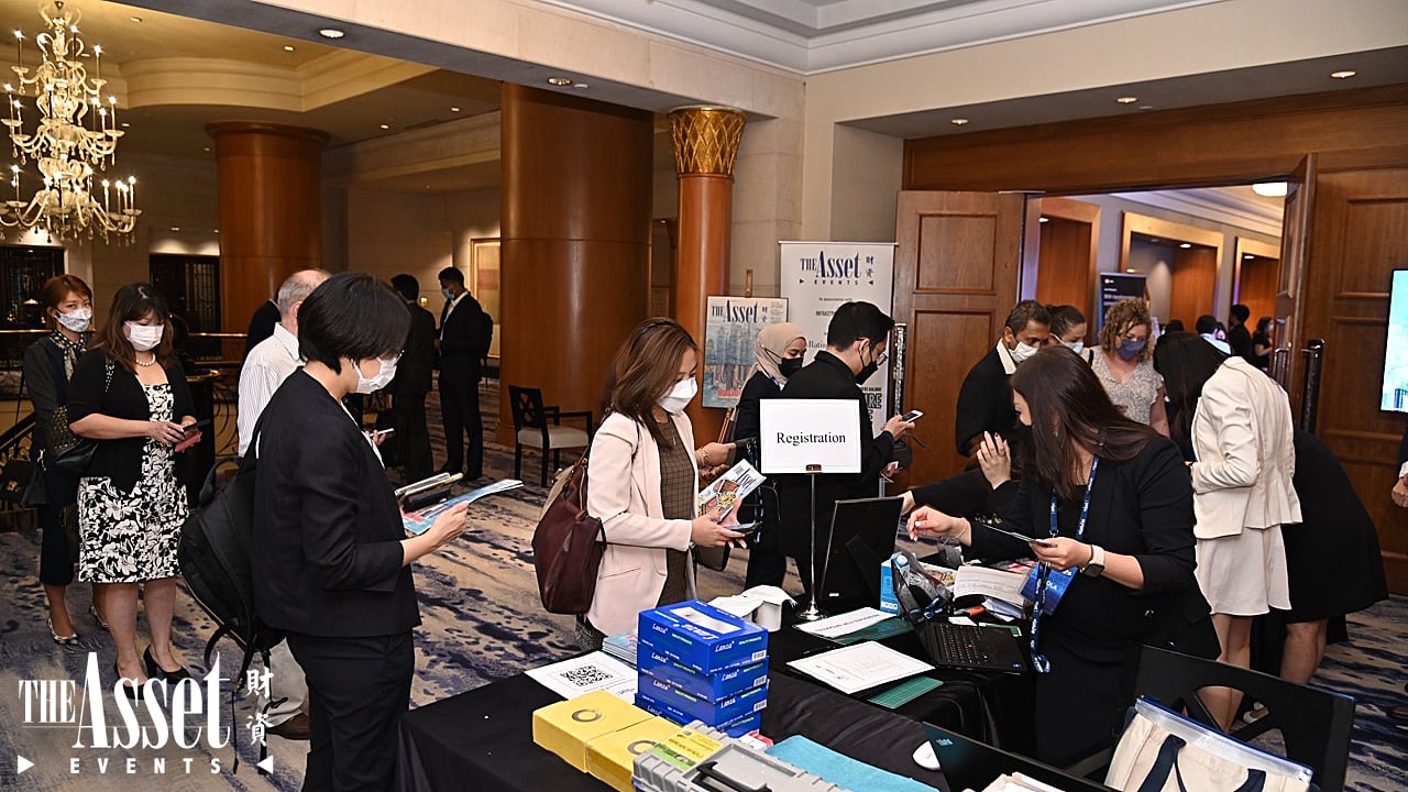 Registration time at the 7th Asia Sustainable Infrastructure Finance Leaders Dialogue 